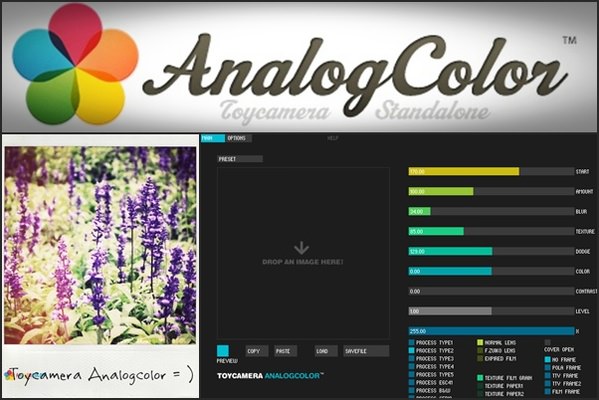 [免費軟體] LOMO拍立得特效軟體 -Toycamera Analogcolor-