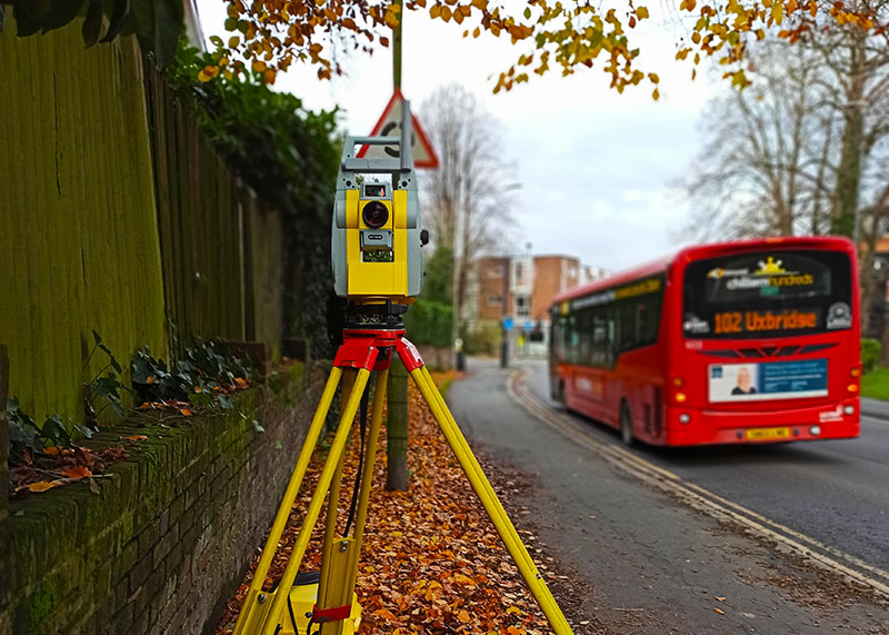 Land surveying in big cities