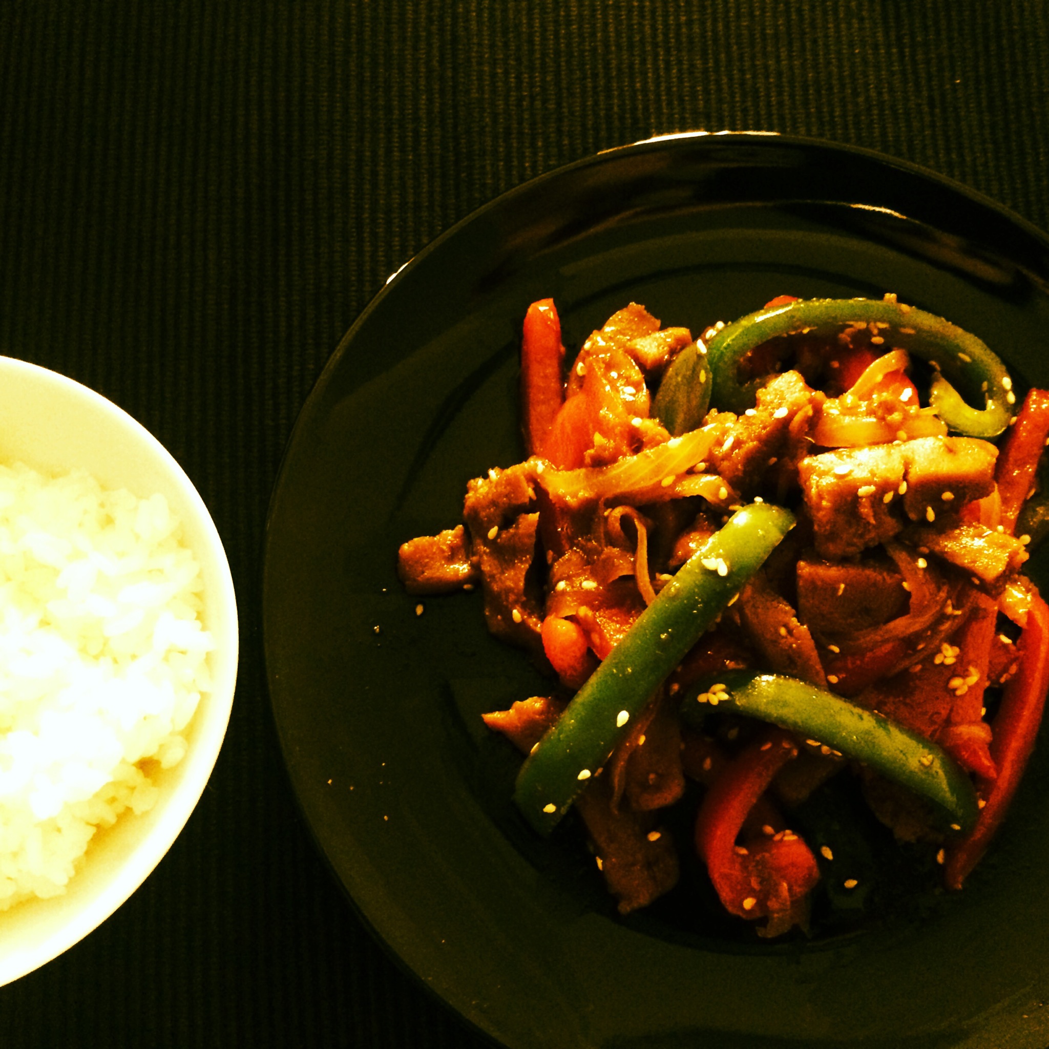 Korean style bell peppers Veggie Mikapie