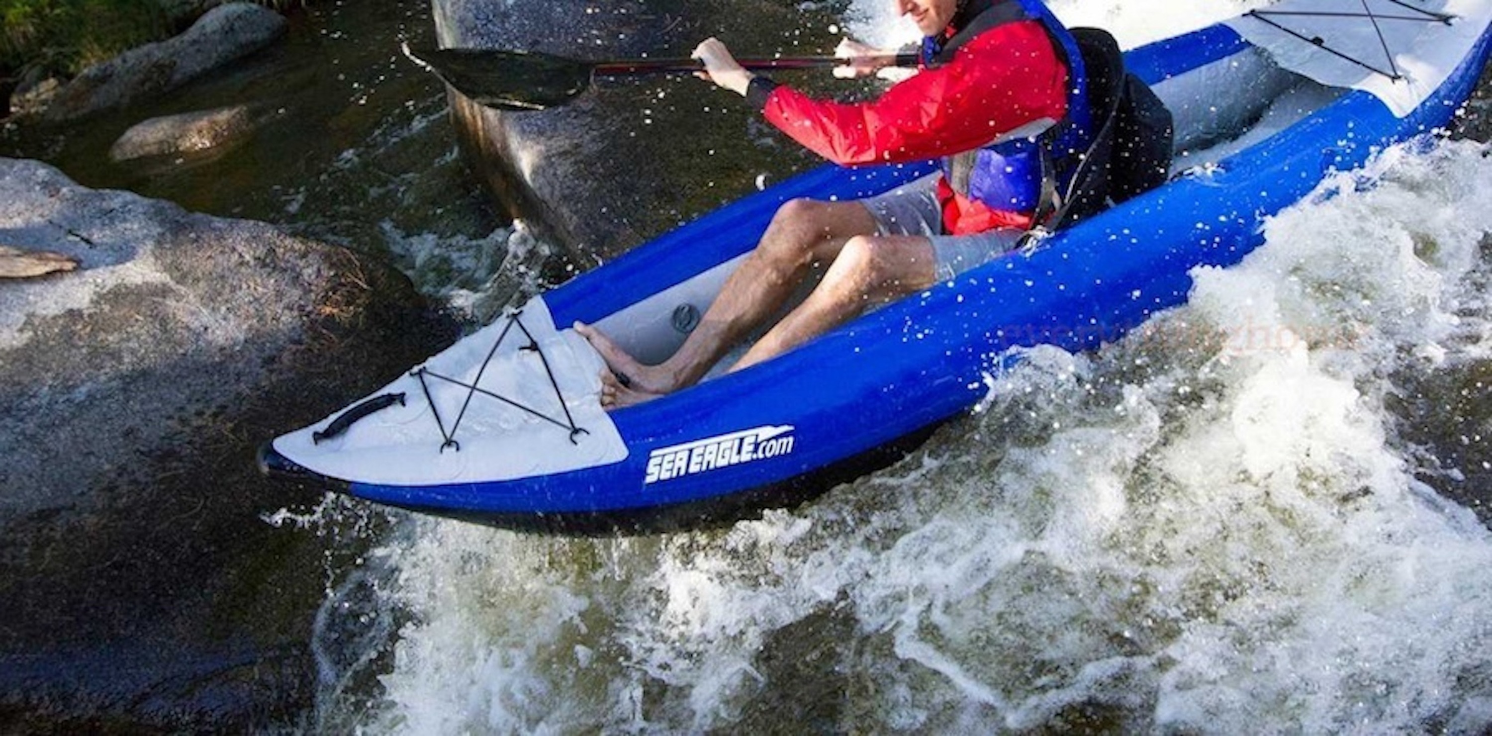 Sea Eagle 300X Pro Carbon Explorer Inflatable Kayak Package Class 4