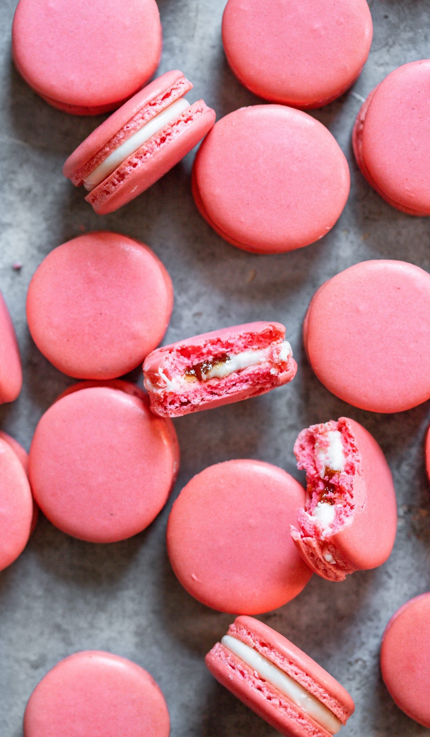 Guava & Cheese Macarons MikeBakesNYC