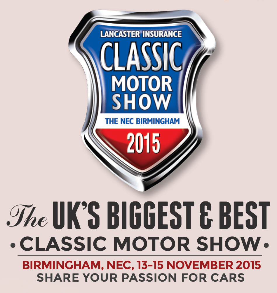 Join Mike at The Lancaster Insurance Classic Motor Show NEC