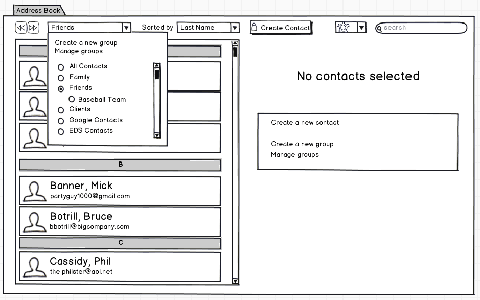 Fiddling with designs for a future Thunderbird address book A Blog by Mike Conley