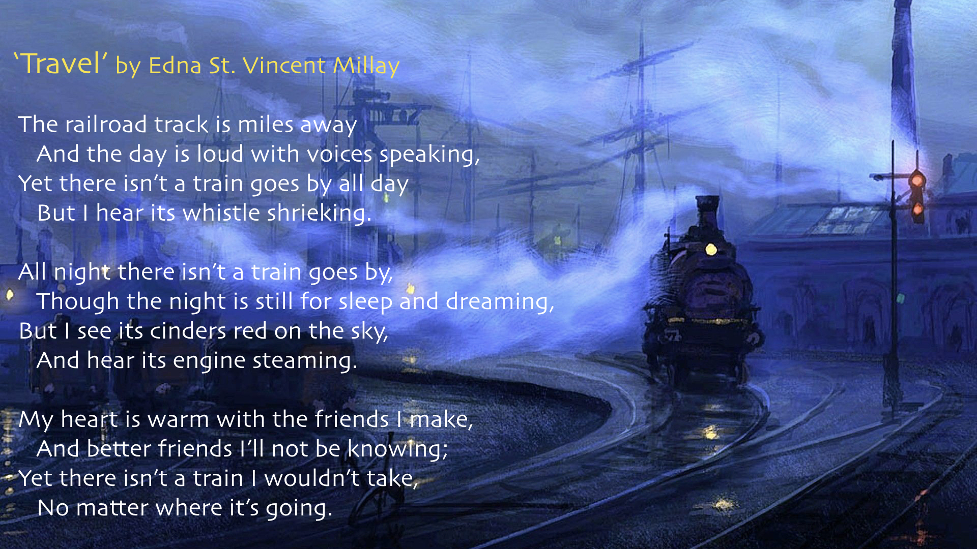 The travel itch and finding Edna St. Vincent Millay’s