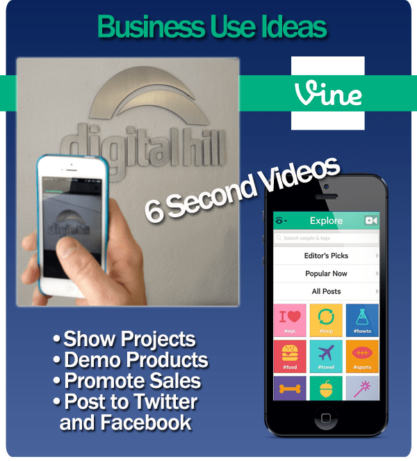 Using the Vine App from Twitter for your Business