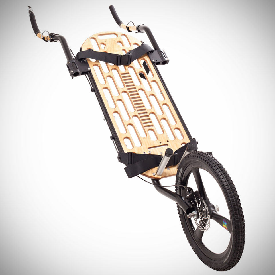 MONOWALKER Multifunctional Trailer Takes the Load Off Your Shoulder and