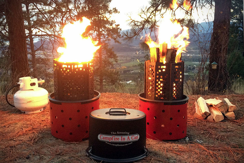 Wood, Charcoal or Propane? The Campfire in a Can Takes It All MIKESHOUTS