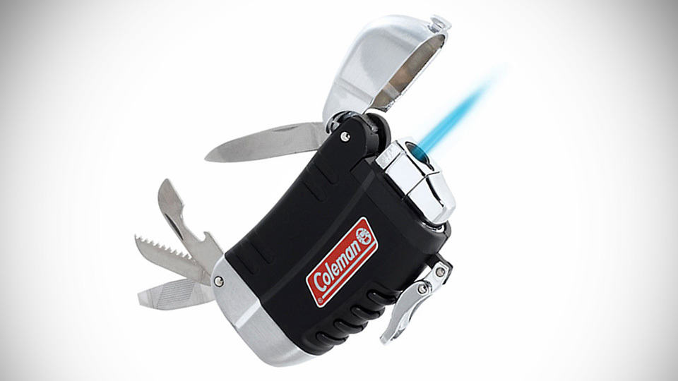 Coleman Multitool Lighter is a Windproof MiniTorch Slapped with Four