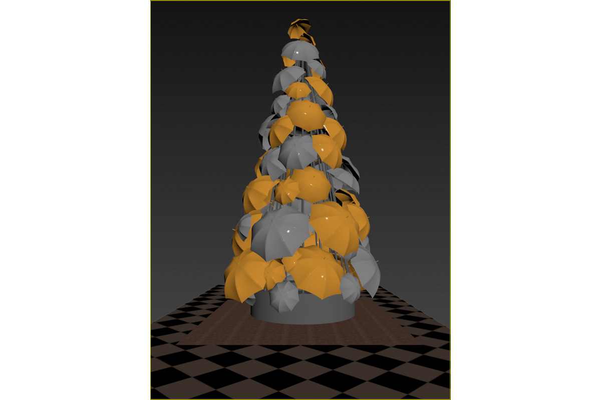 Claridge's Christmas Tree by Burberry/Christopher Bailey Mike Smith Studio