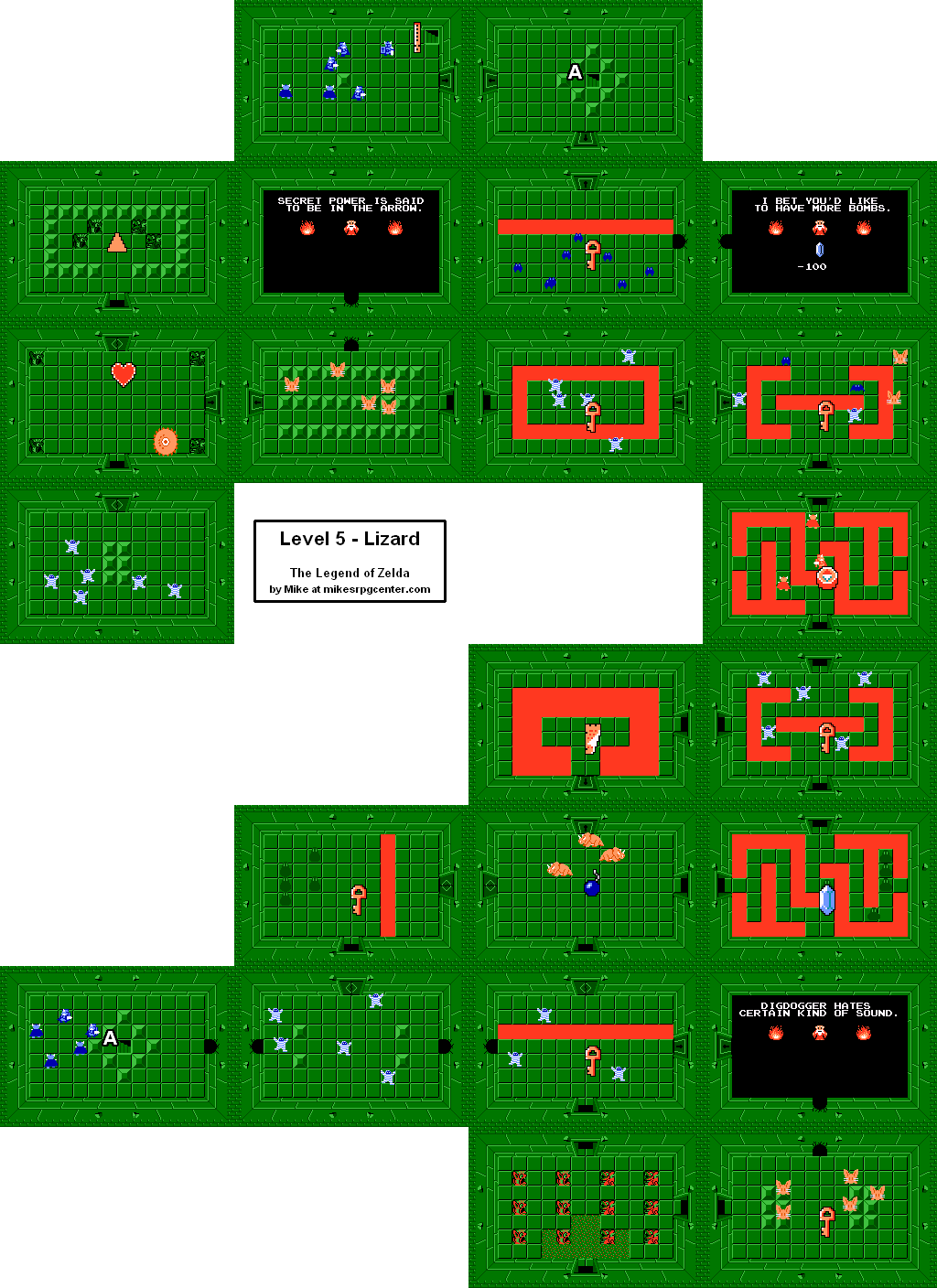 Legend Of Zelda Level 4 Map Maps For You