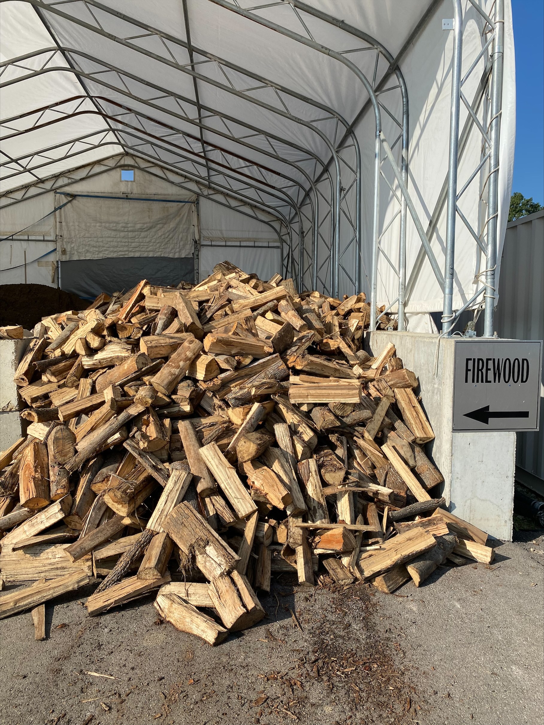 Bulk Firewood for sale in Central Ohio at Mikes Trucking