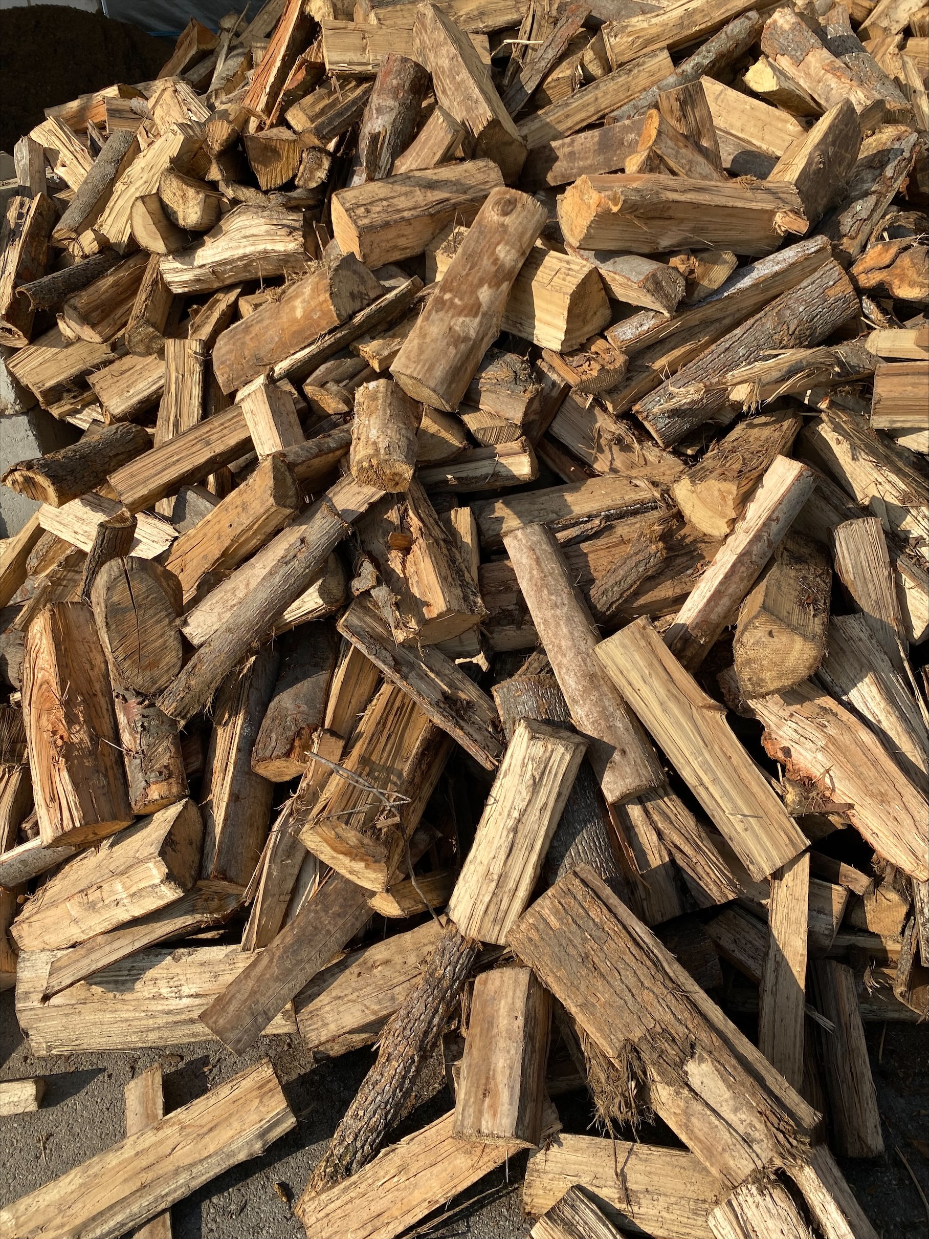 Bulk Firewood for sale in Central Ohio at Mikes Trucking