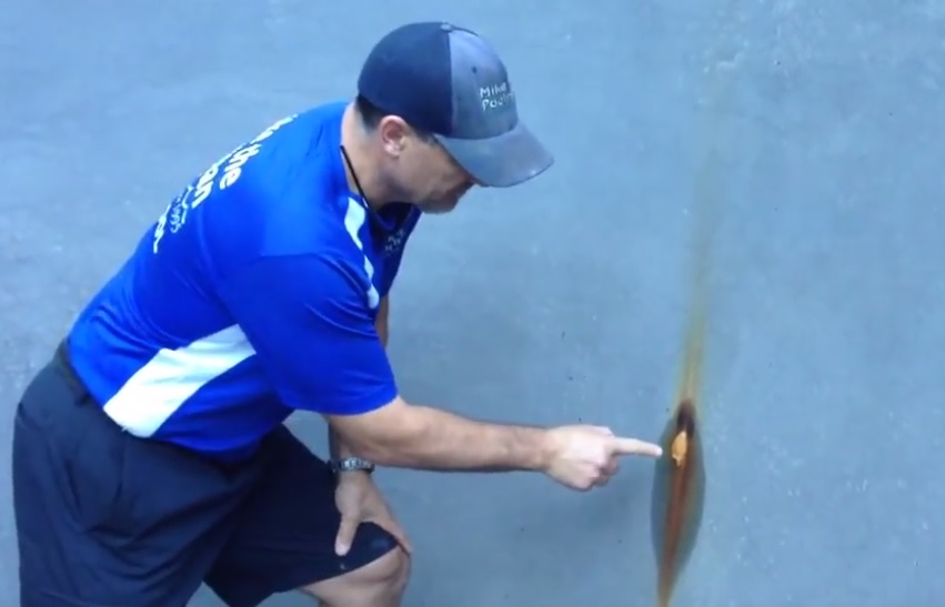 Swimming Pool Rebar Repair Rebar Bleeds / Rebar Stains