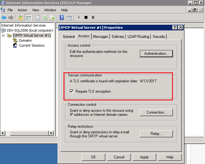 How to create a Sha256 SelfSigned Certificate for SMTP secure