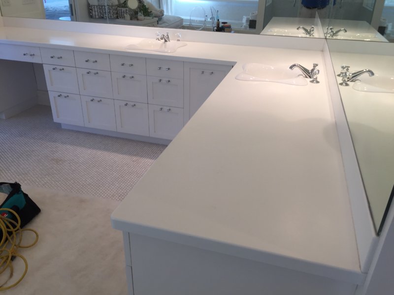 Polishing "cultured marble" Mikey's Board