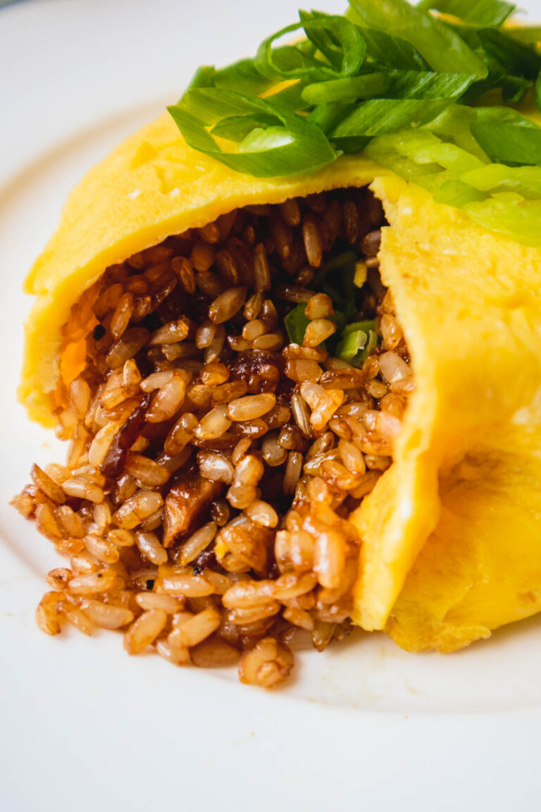 Adobo Fried Rice Omelette Mikha Eats