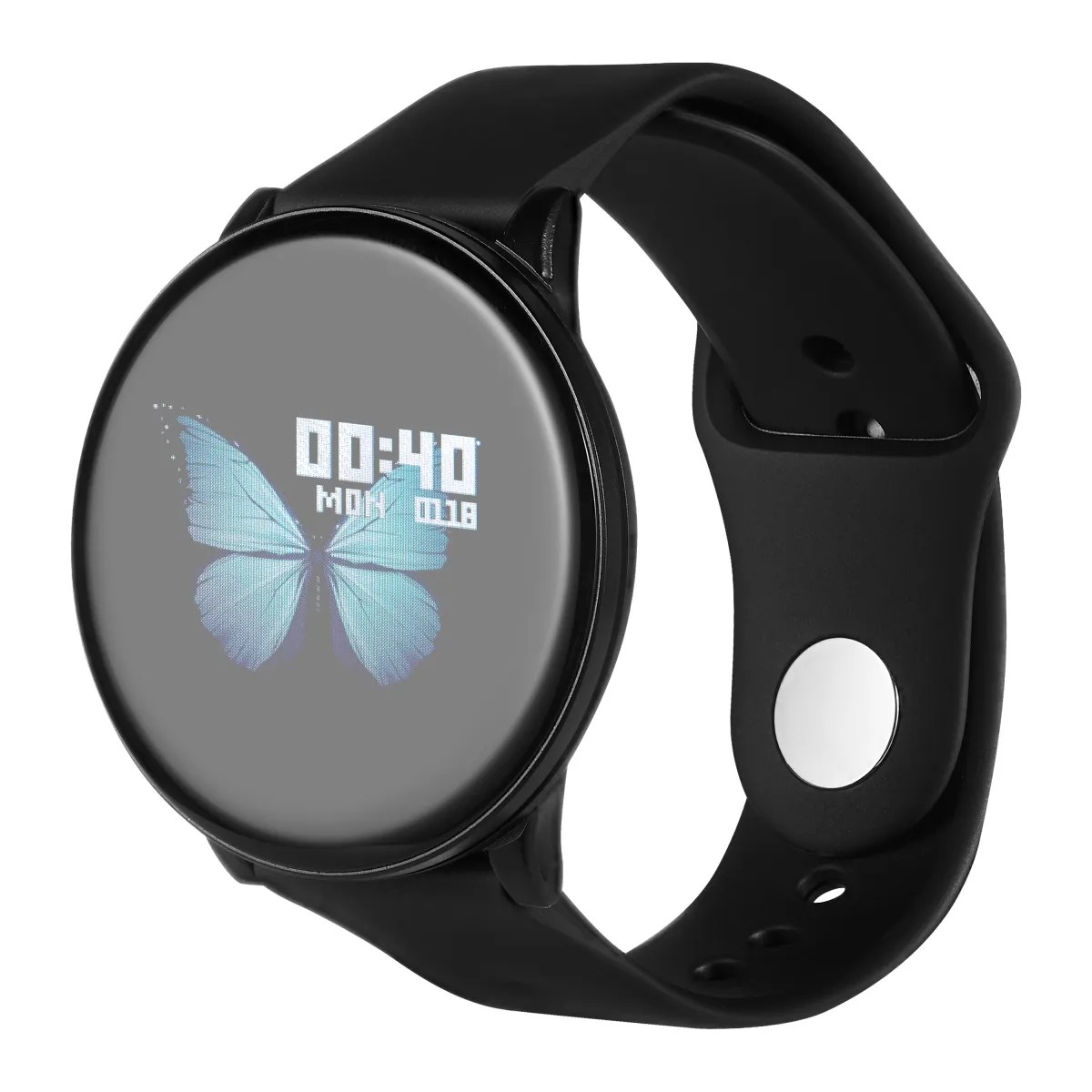 Rocka Sheer Series Fitness Watch ? Round Black MikroTech