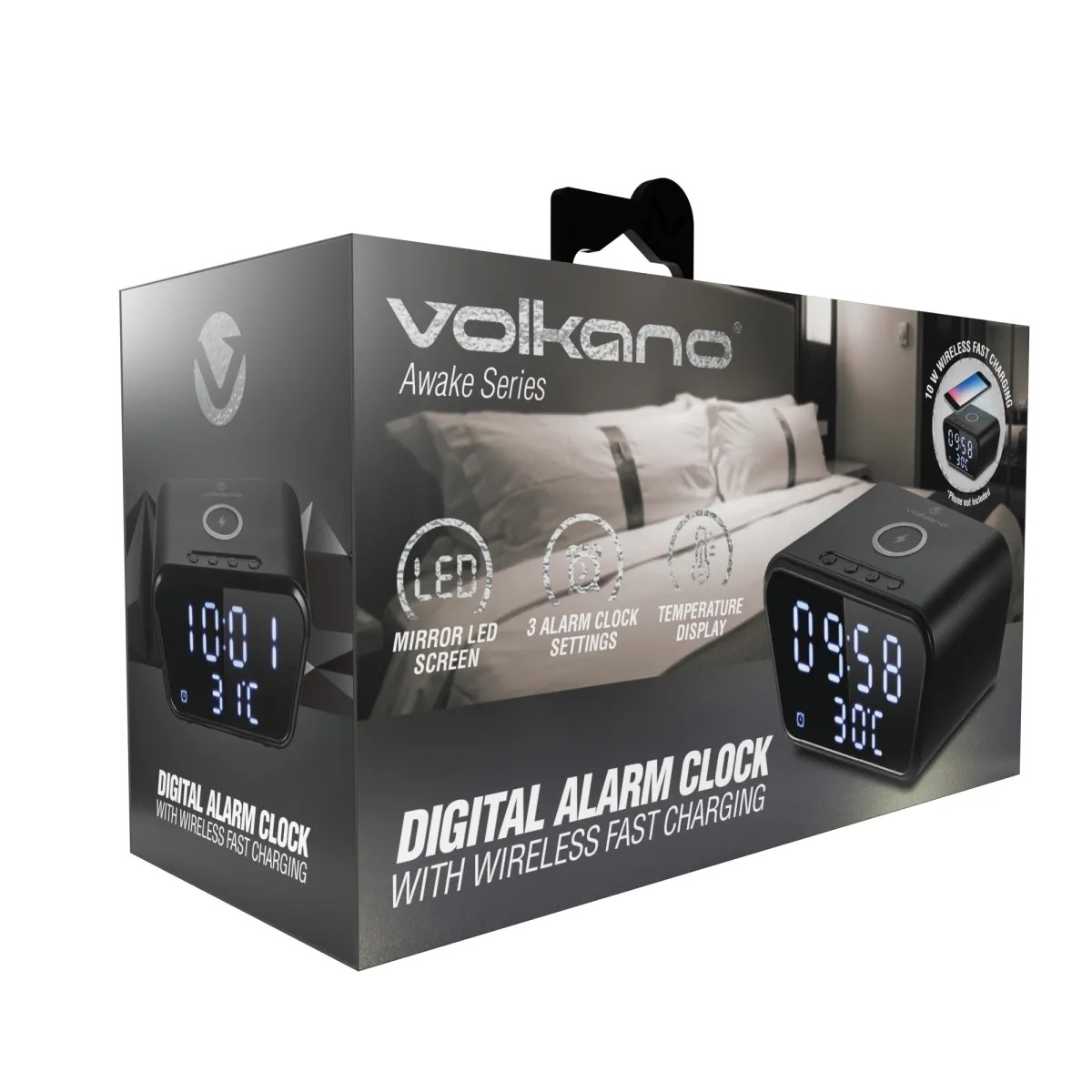 Volkano Awake Series Alarm Clock MikroTech