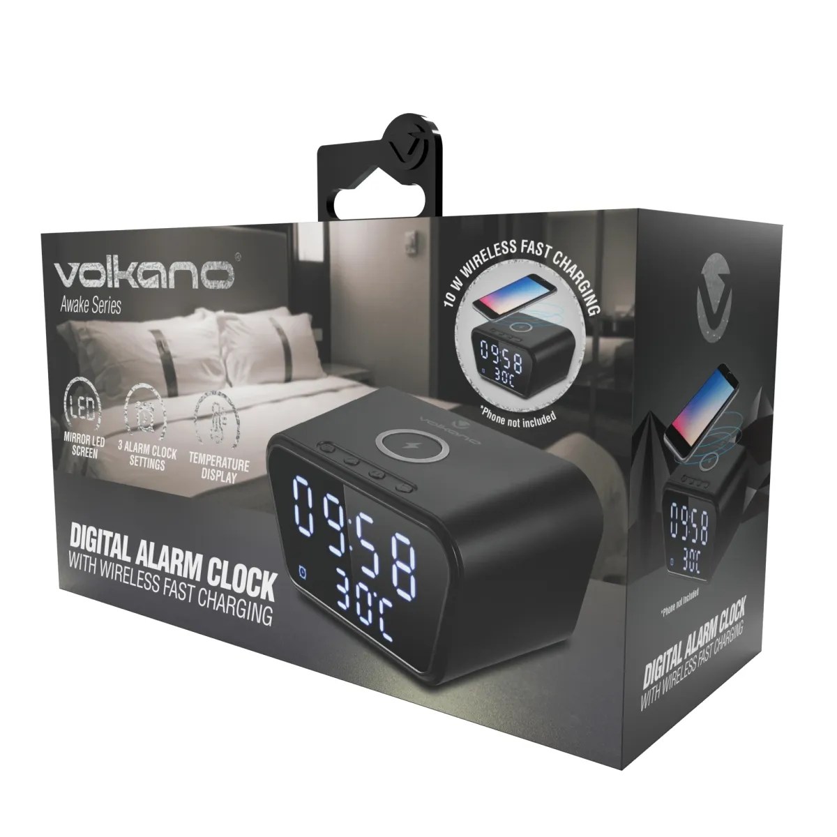 Volkano Awake Series Alarm Clock MikroTech