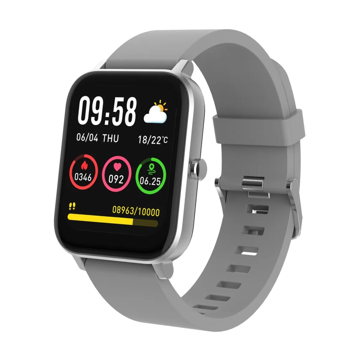 Volkano Azure Series Fashion Smart Watch Silver MikroTech