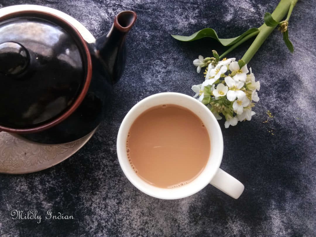 Black pepper milk tea Mildly Indian