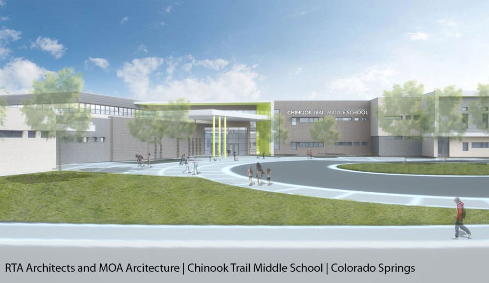 RTA Architects and MOA Architecture Chinook Trail Middle School