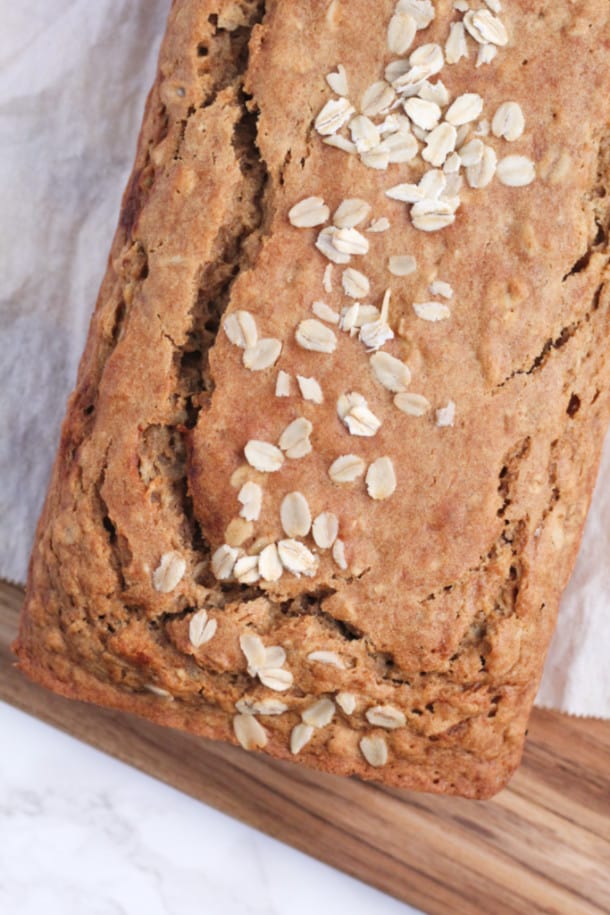 Cinnamon Applesauce Oat Bread (glutenfree, high altitude option