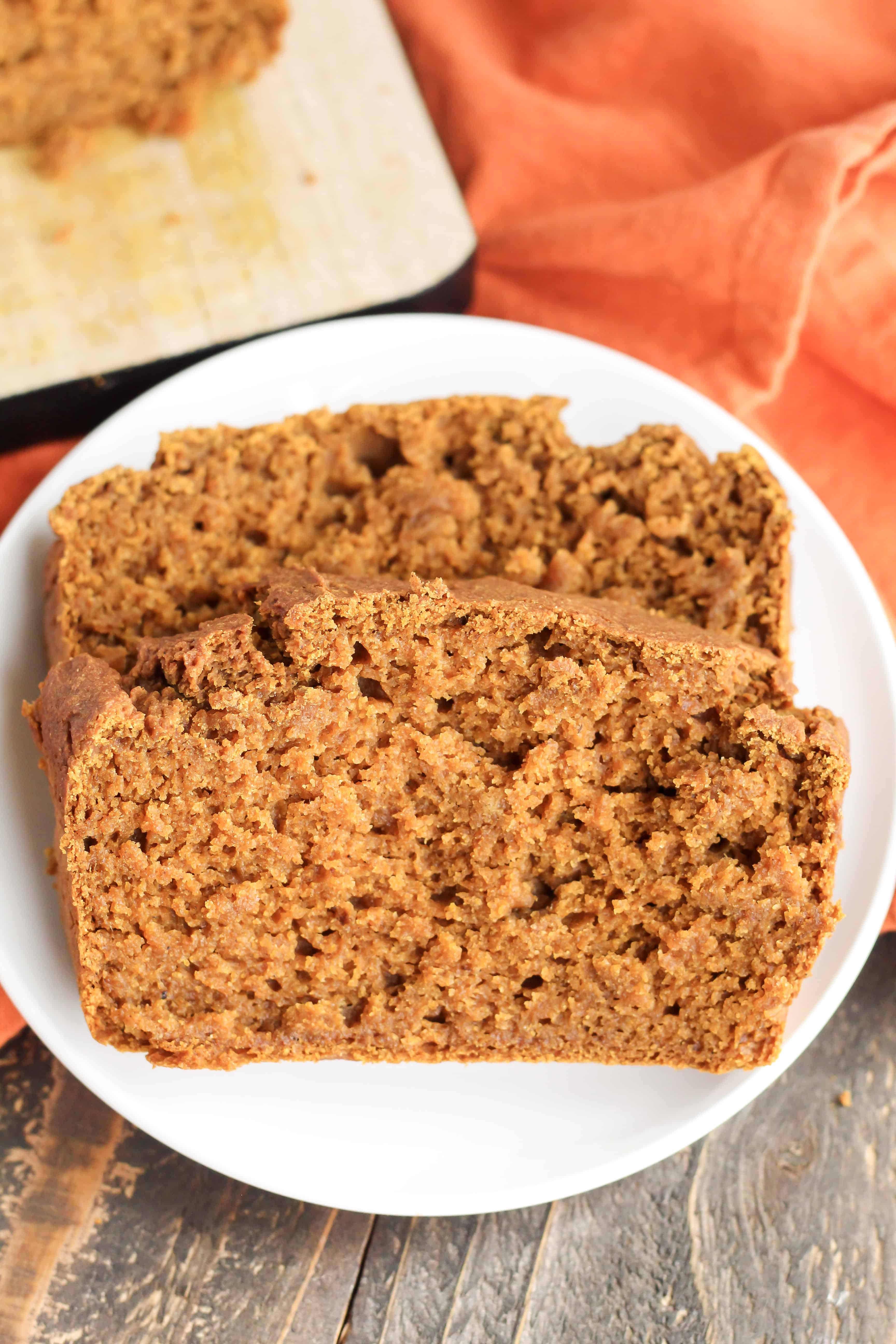 Pumpkin Bread (glutenfree, dairyfree option, high altitude option