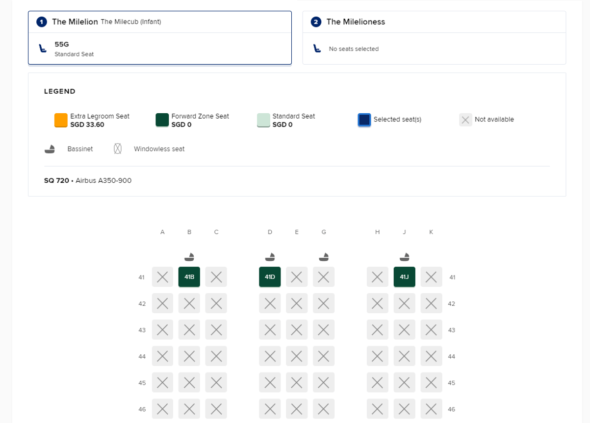 Complete Guide Singapore Airlines seat selection fees The MileLion