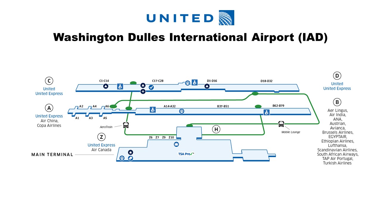 United Airlines Hubs Guide to United's Major Airport Terminals