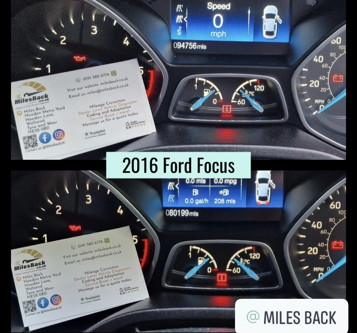 Ford Focus Mileage Correction - Mileage Correction @ Miles Back | Remap