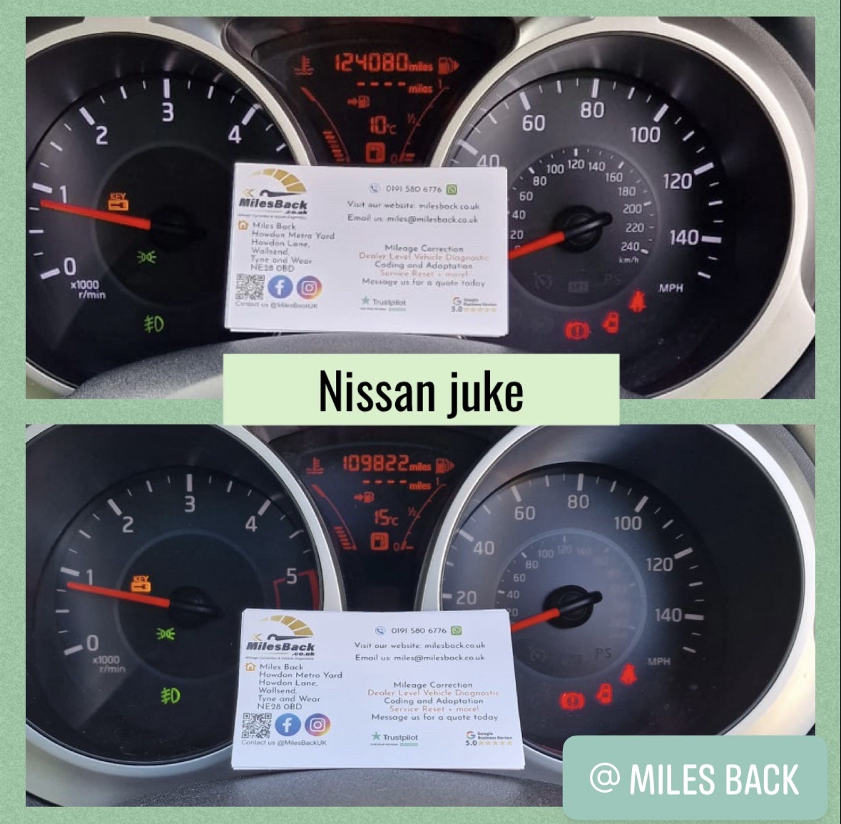 Nissan Juke Mileage Correction Mileage Correction Newcastle Vehicle Diagnostics Newcastle