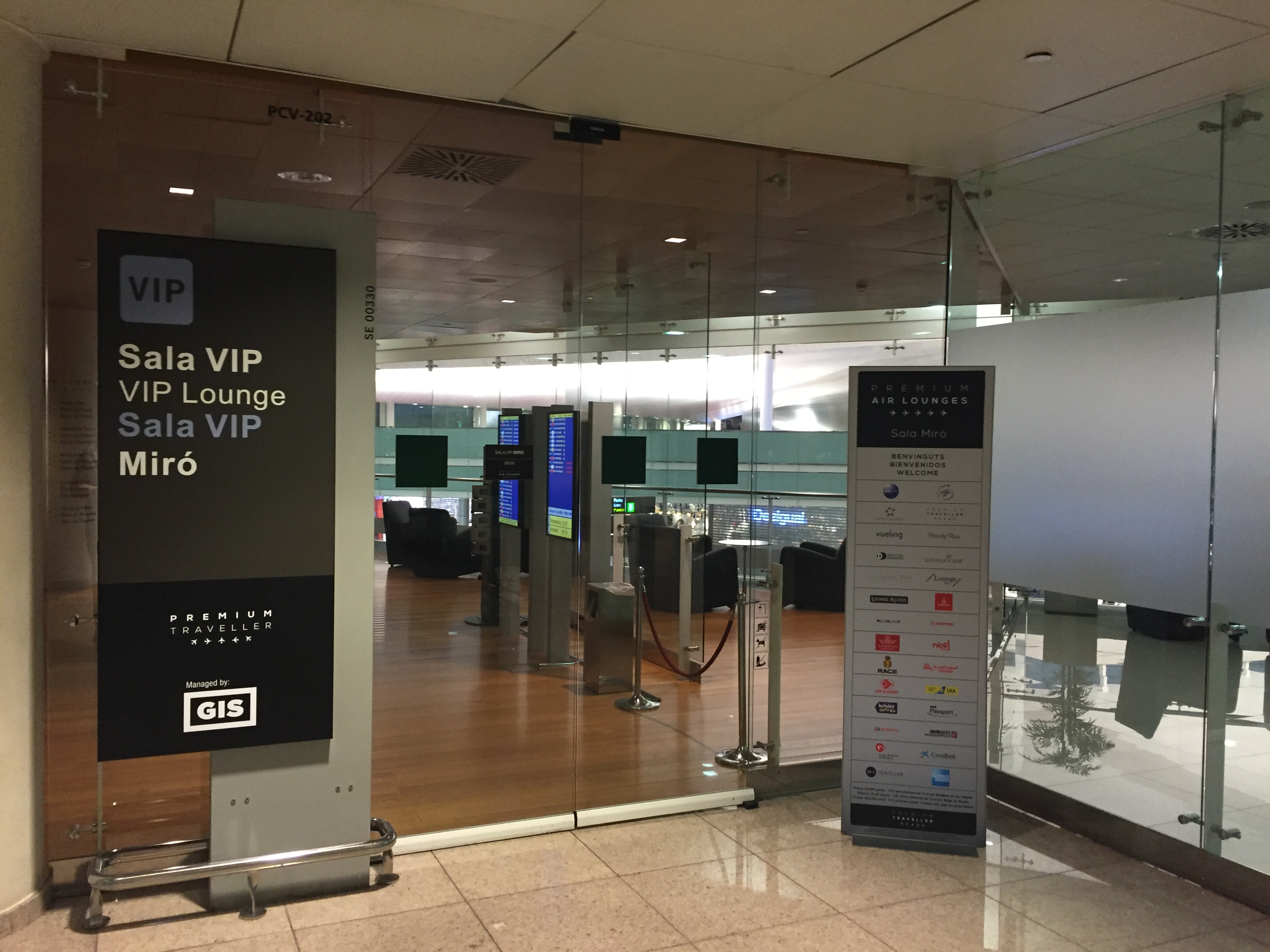 Miro Lounge, Barcelona Airport D Gates Miles from Blighty