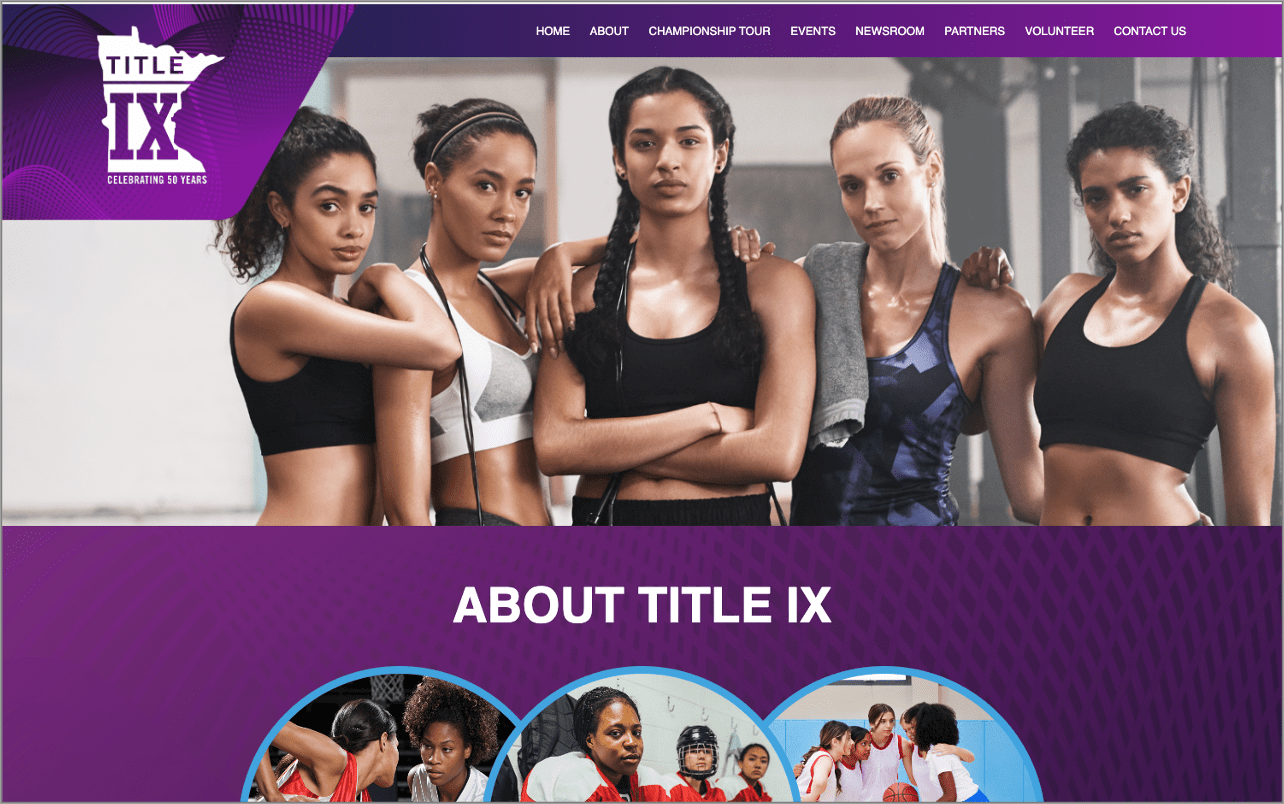 Title IX 50th Anniversary Miles Interactive
