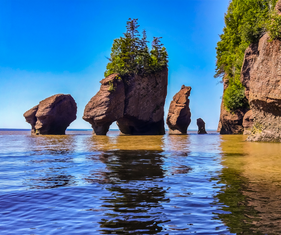 Voyage au Canada NouveauBrunswick Baie de Fundy et Plages à Eaux