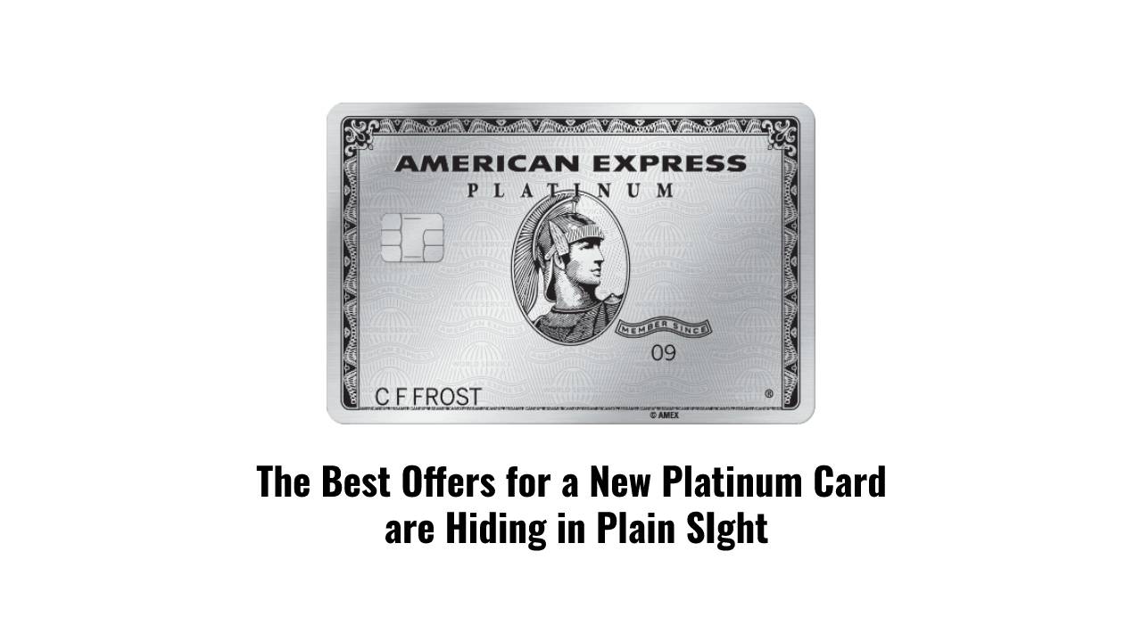 The Best Amex Platinum Bonus Offers (Referral, Resy, CardMatch