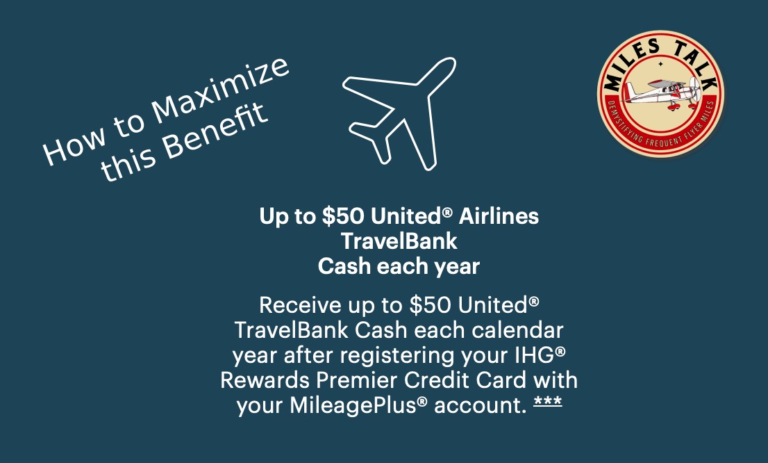 Stacking the UA TravelBank Credit From the IHG Business Card