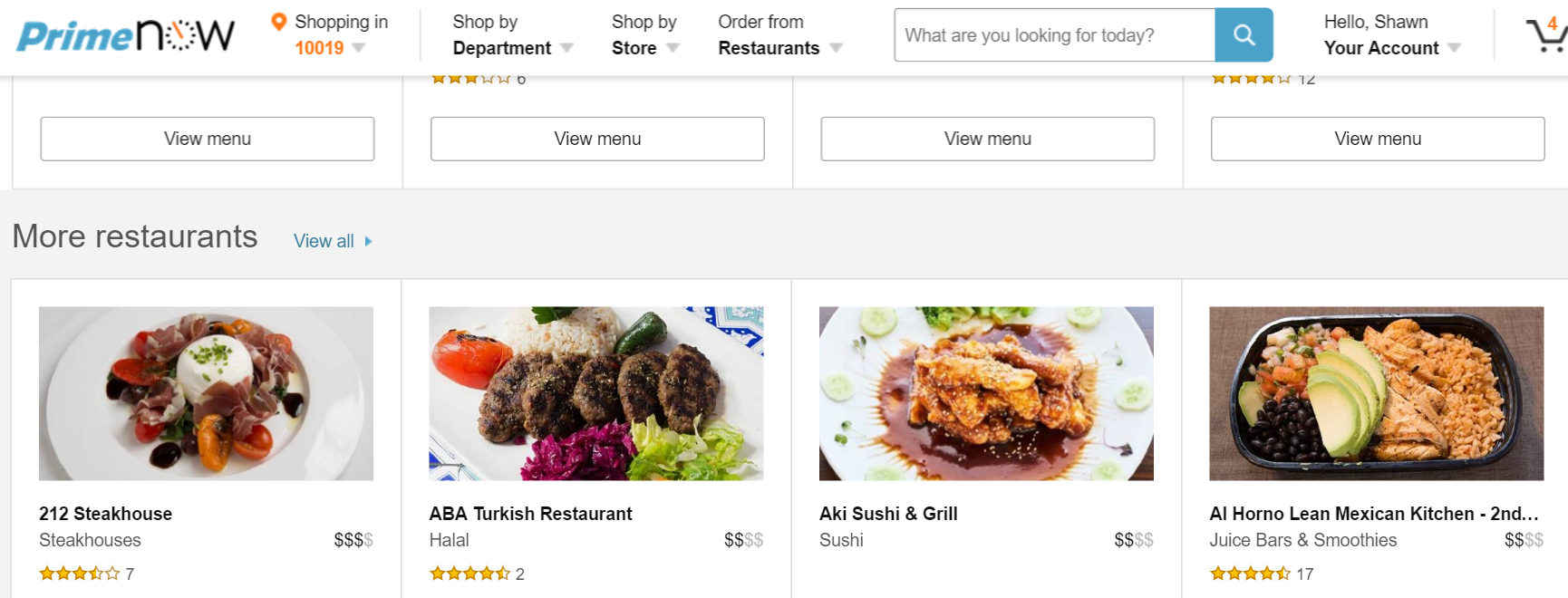Amazon Prime Now Restaurants Review Making Food Delivery Better?