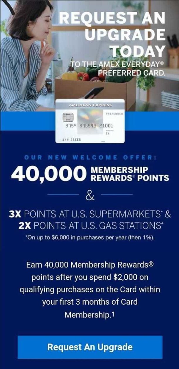 New Upgrade Offers for American Express Cardholders [Targeted] Miles to Memories