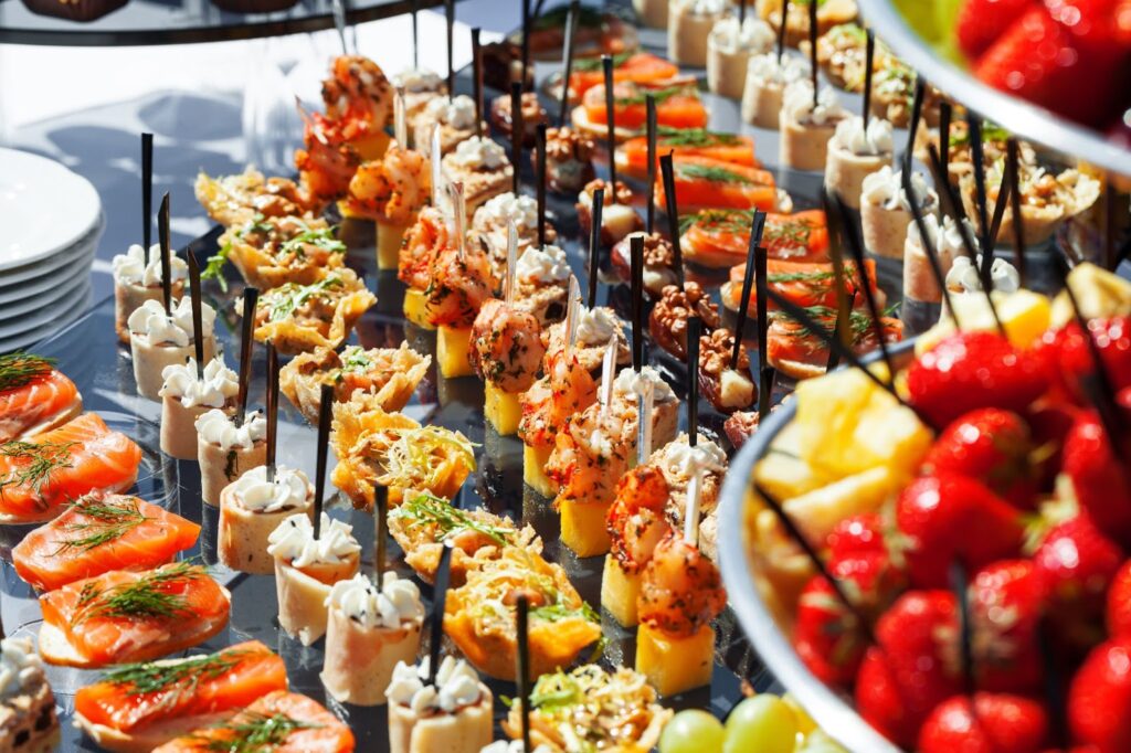 Wedding Appetizer Table vs Stationed Hors D’oeuvres Follow Our Guide