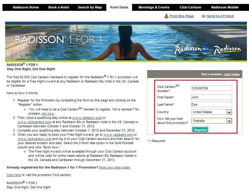 How many Radisson points do you need for a free night? Leia aqui How