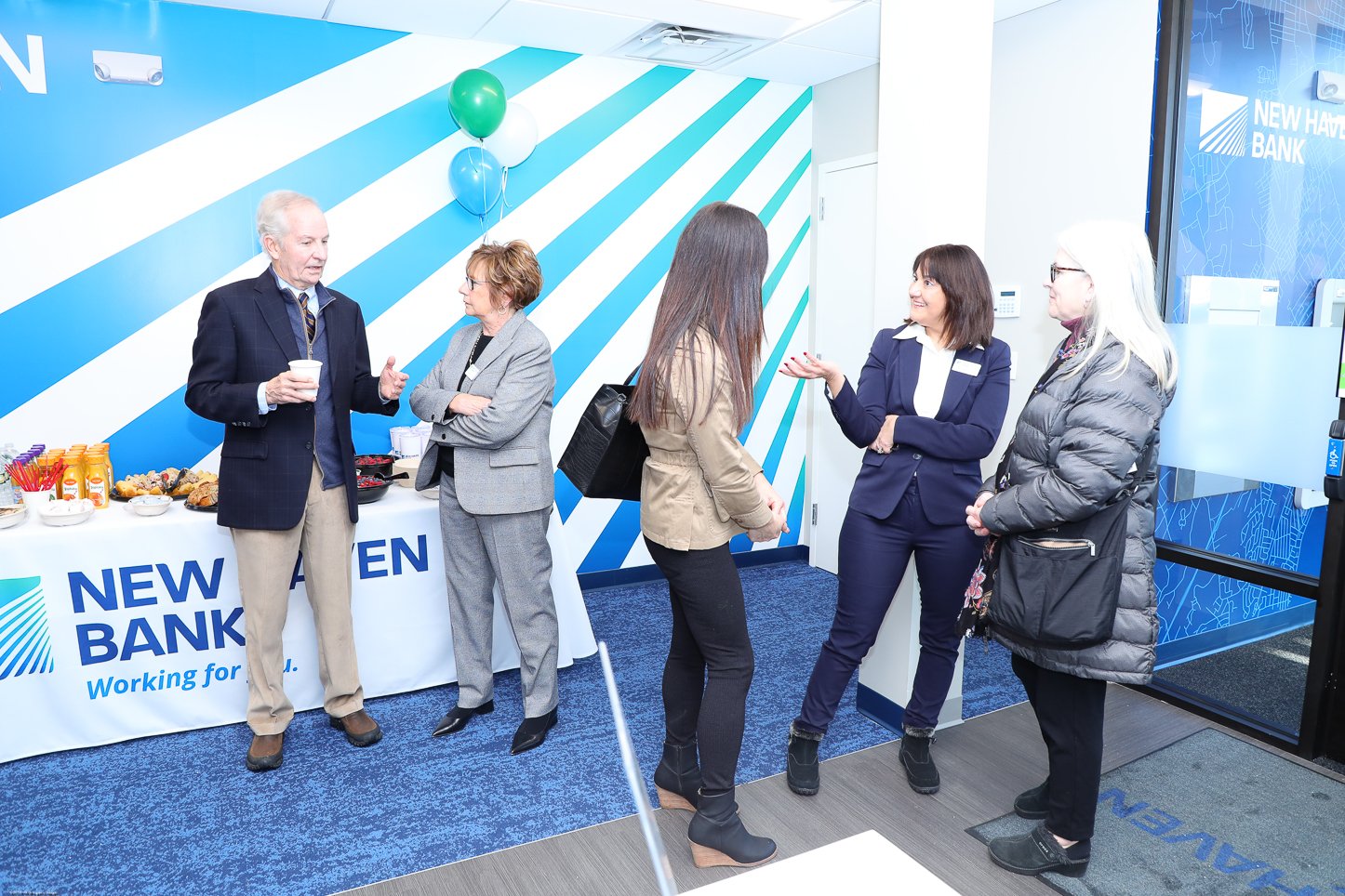 New Haven Bank Ribbon Cutting, photos by Greg Geiger Milford Regional