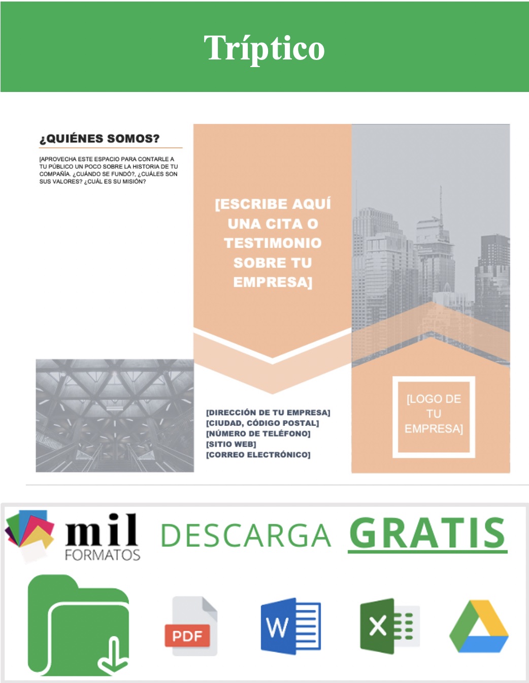 ¿Qué es un Tríptico? » Partes, Ejemplos y Plantillas