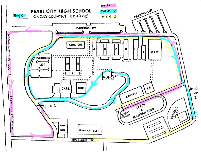 Moanalua High School Campus Map Time Zones Map