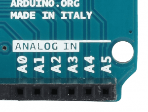 arduino analog input