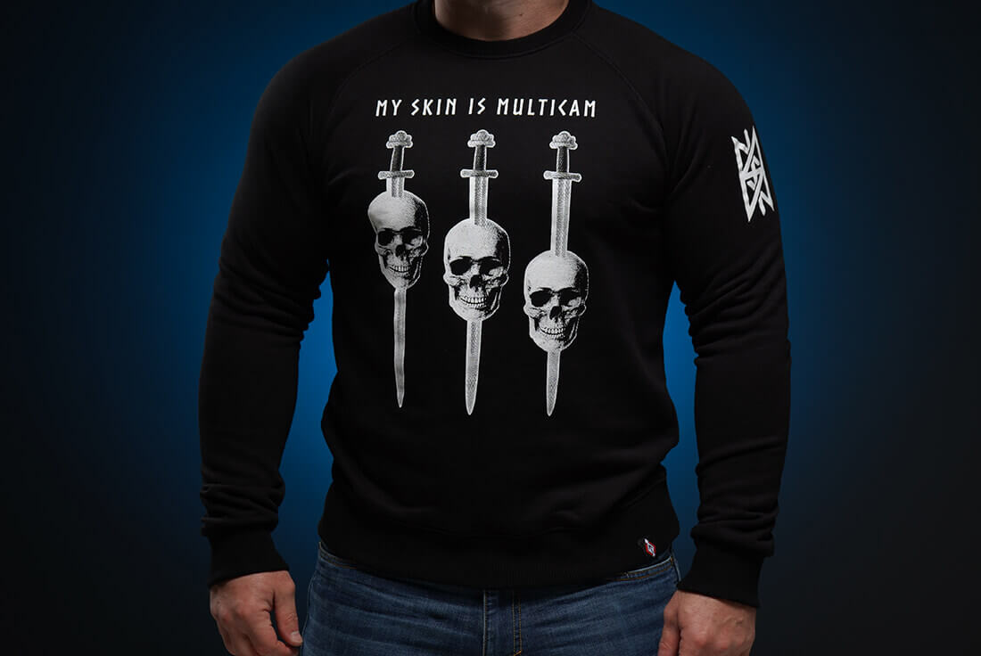 MY SKIN IS MULTICAM SWEATSHIRT - Militant Zone