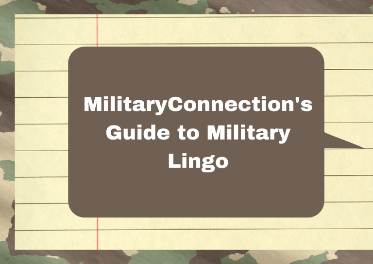 Guide to Military Lingo Military Connection