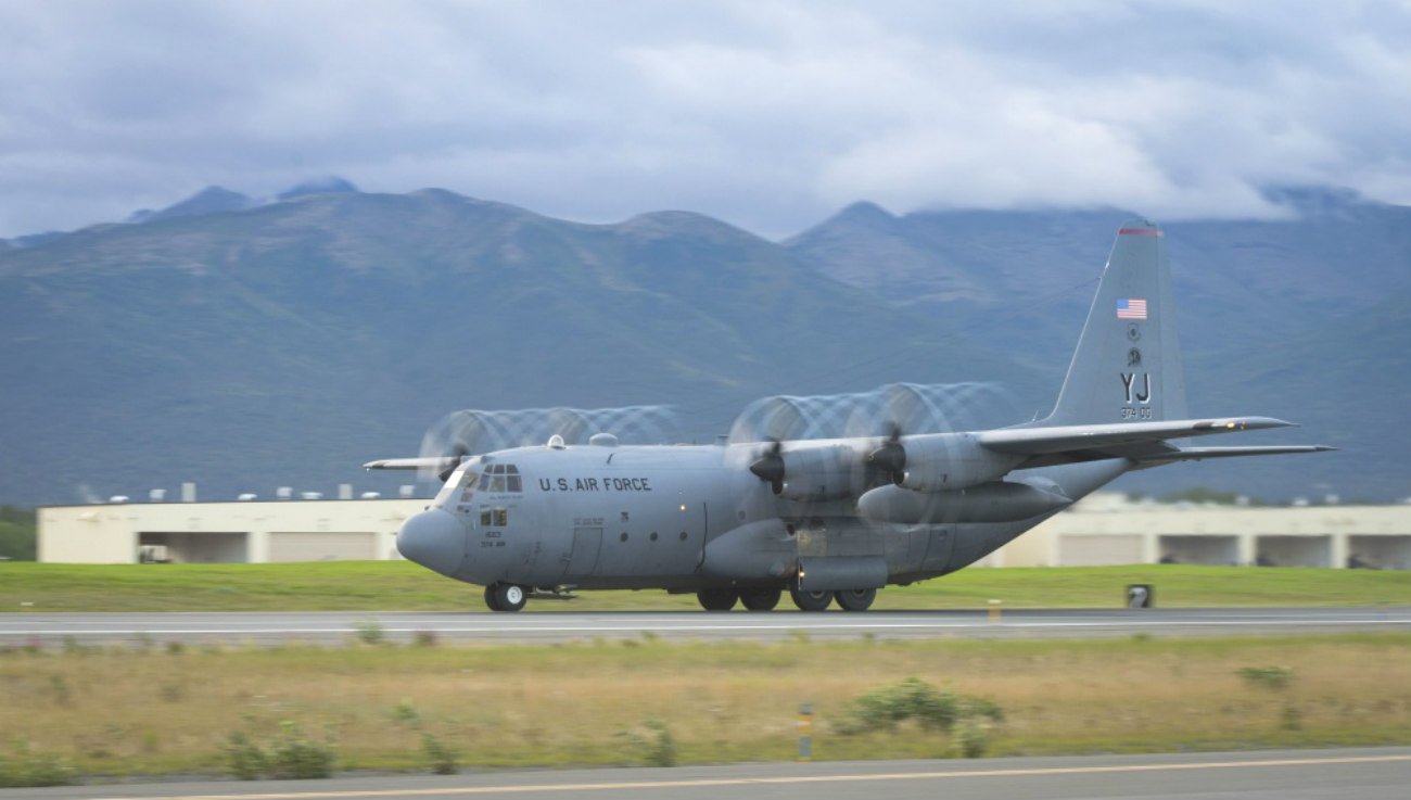 C130 Hercules Propelers Military Machine