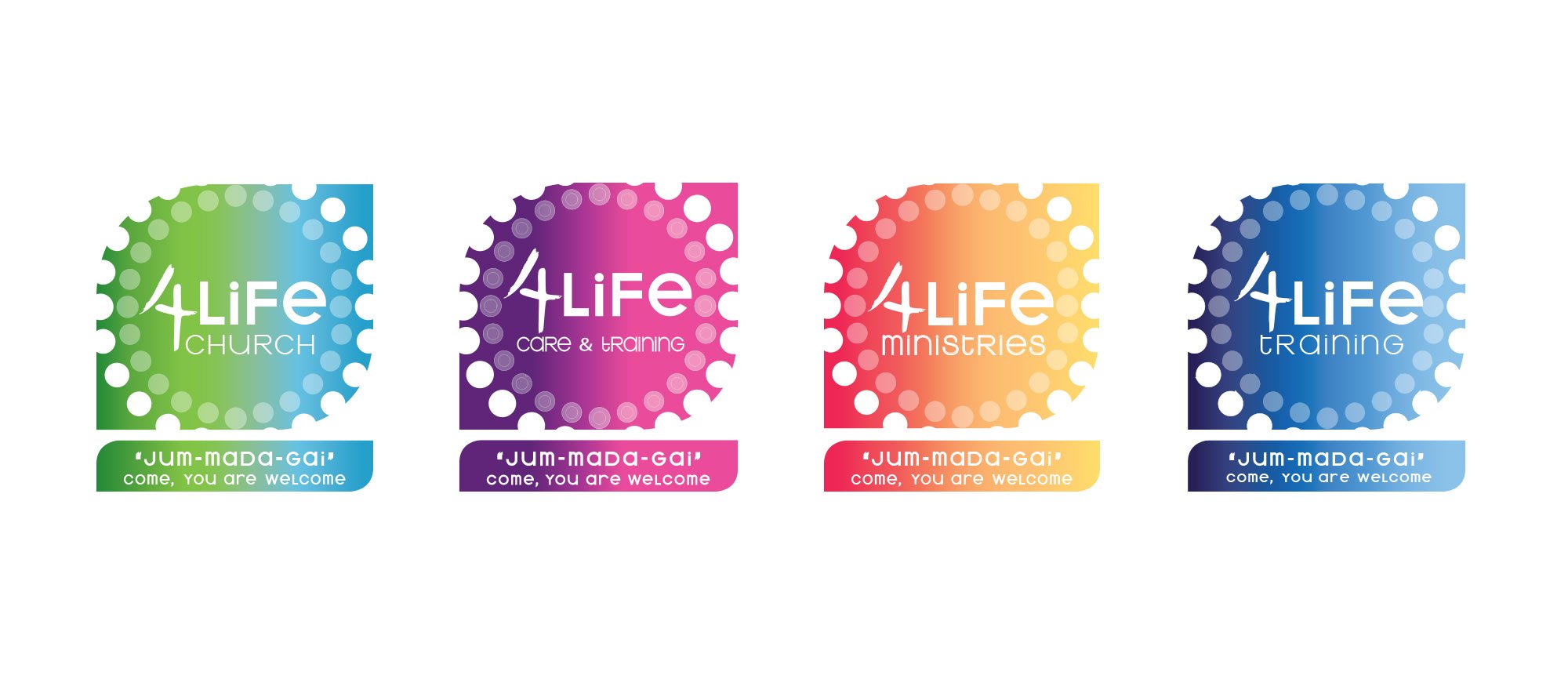 4life Ministries and Care Suite Logo Design Our Work Milk