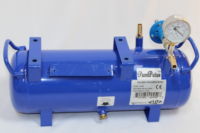 Vacuum Line Liquid Collector Separator Tank Reservoir, add to line to